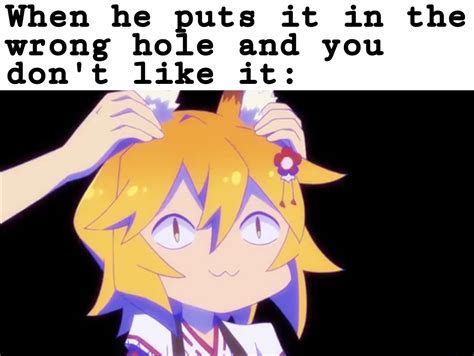 WRONG HOLE!!! WRONG HOLE!!! : r/Animemes