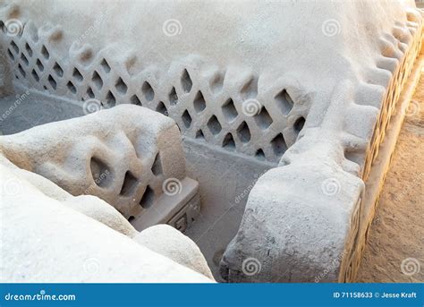 Adobe Architecture in Chan Chan Stock Image - Image of historic, peru ...