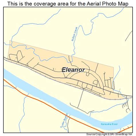 Aerial Photography Map of Eleanor, WV West Virginia