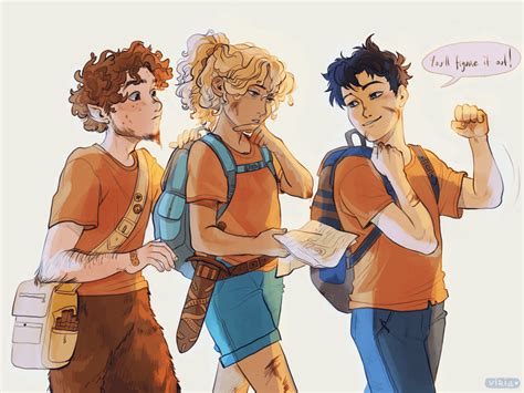 The most adorable PJO fanart ever... back when the OG trio were just ...