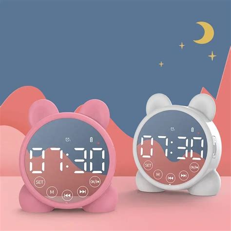 Детский будильник с ЖК-дисплеем | AliExpress