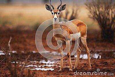 Gazella Subgutturosa, Gazella Subgutturosa -Acem Ceylan Looking At ...