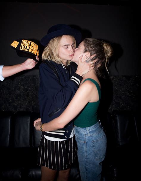 Ashley Benson and Cara Delevingne - Celebrate Their Engagement in Saint