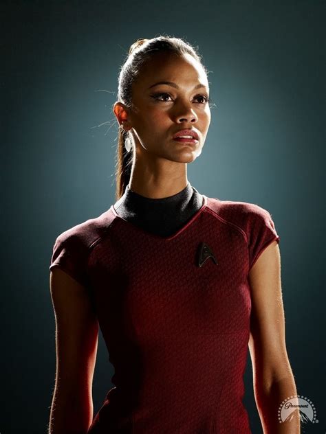 Zoë Saldaña as Uhura Photo: Saldana_Uhura | Star trek movies, Star trek ...