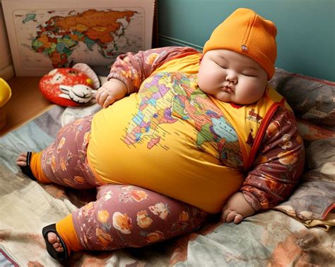 fattest babies    world rmidjourney