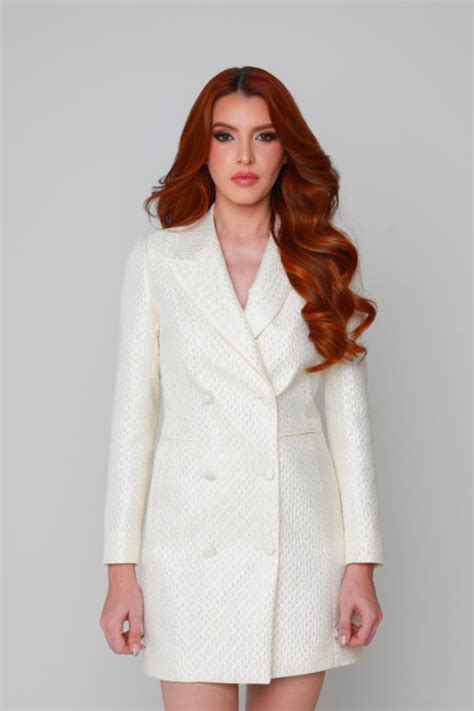 Ivory Suit Dress - Leonardo 5th Avenue