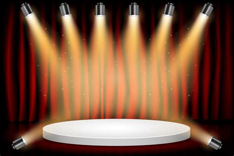 theater spotlight clipart floor