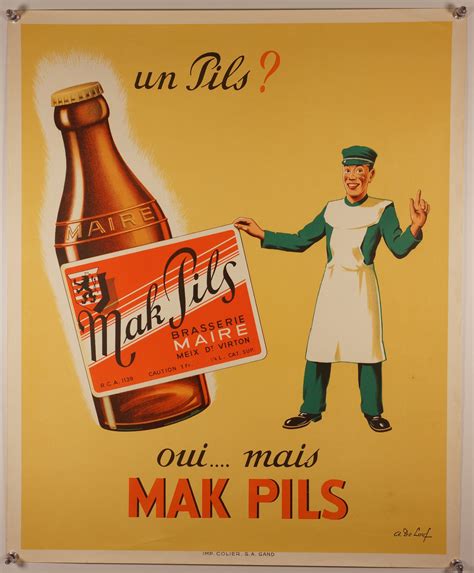 pils original vintage poster authentic vintage posters