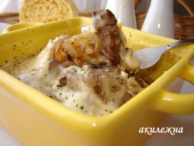Куриная печень под сочной сырной корочкой : Вторые блюда