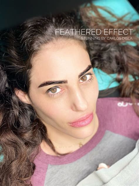 Feathered Eyebrows Effect | Stunning By Carlos Disla