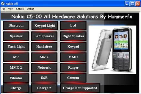 برامج صيانة النوكيا: برنامج صيانة النوكيا Nokia C5-00