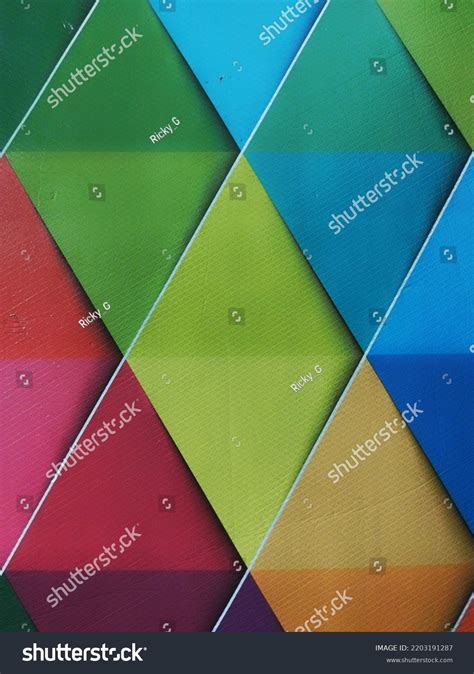 Unique Wallpapers Various Beautiful Colors Stock Photo 2203191287 ...