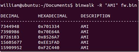 The Binwalk Firmware Analysis Tool | Basic Input/Output
