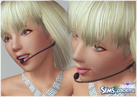 Скачать микрофон на ухо от loverettsims для Симс 4