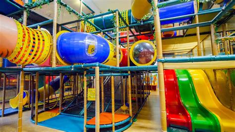 Indoor Playground Fun for Kids at Busfabriken Soft Play Center - YouTube