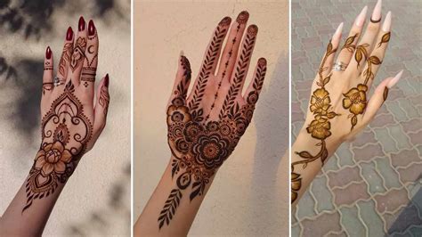 simple  beautiful floral mehndi designs   herzindagi