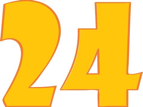 Number 24 - Free vector clipart images on creazilla.com