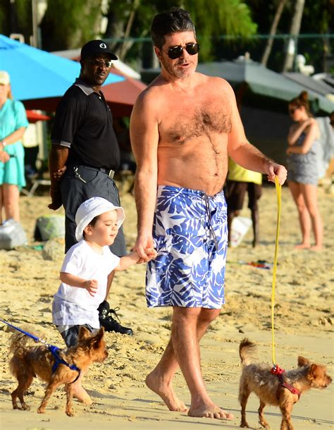 Simon Cowell Hits the Beach With His Adorable Son, Eric — See the Pics ...