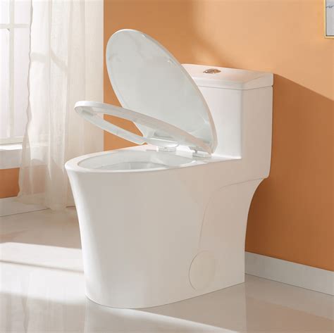 HOROW T0338W One Piece Toilet 10"/12'' Rough-in Elongated Toilet Dual
