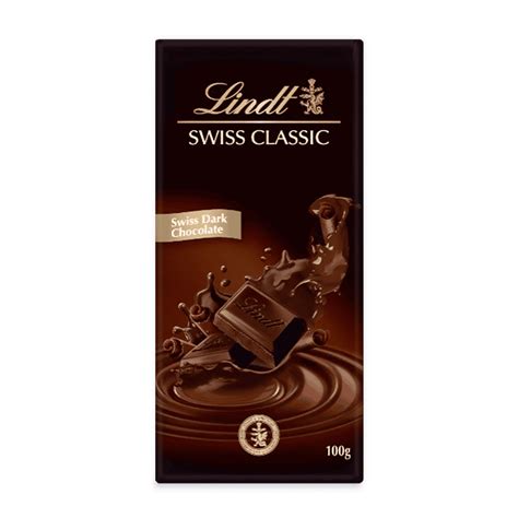 Lindt Swiss Classic Тъмен шоколад 100 г
