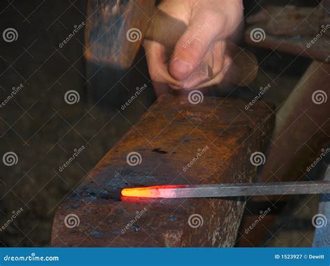 blacksmith stock image image  steel coals coal blacksmith