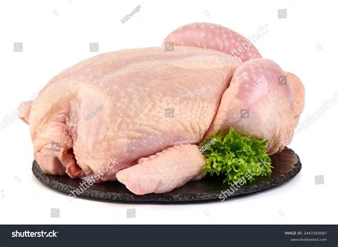 Raw Whole Chicken Broiler Isolated On Stock Photo 2447293087 | Shutterstock