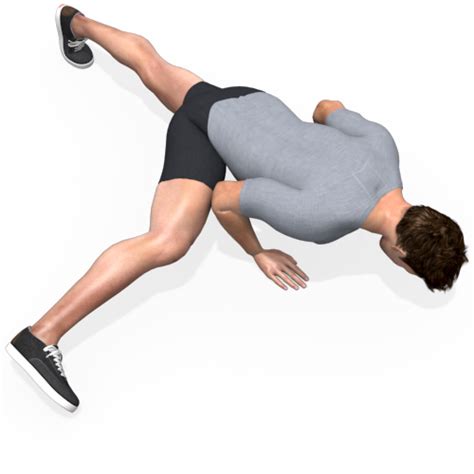 Push-up Leg Reaches (alternating) Video Exercise Guide