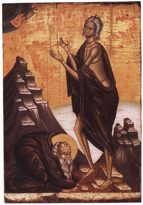 Святая Мария Египетская / Saint Mary of Egypt, конец XVII века / late ...