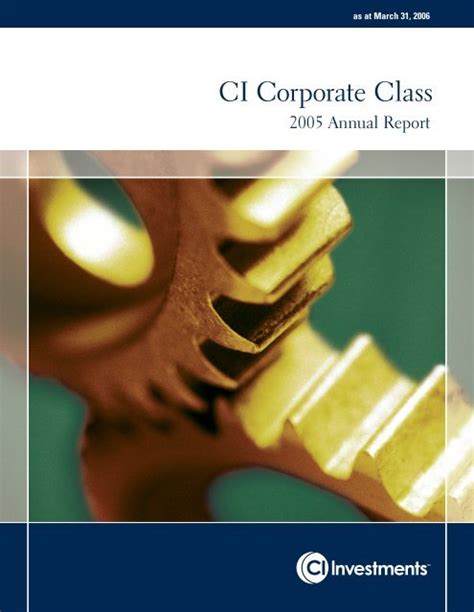 ci corporate class ci investments