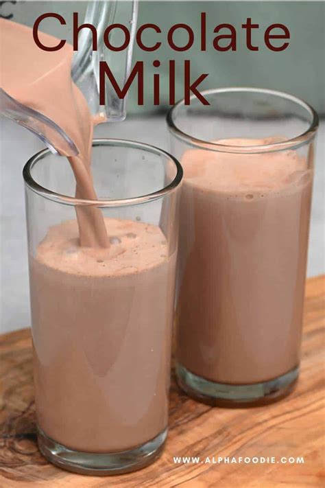 Simple homemade chocolate milk – Artofit