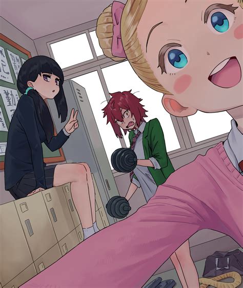 aizawa tomo, gundou misuzu, and carol olston (tomo-chan wa onna no ko