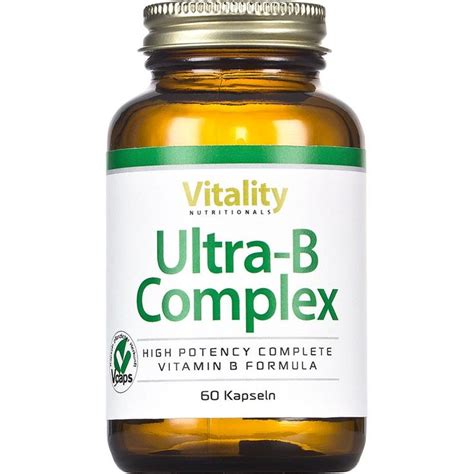 Ultra B Complex, 60 Kapseln von Vitality Nutritionals | Vitamin b ...