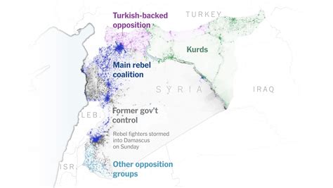 Syrian Civil War Frontline Map