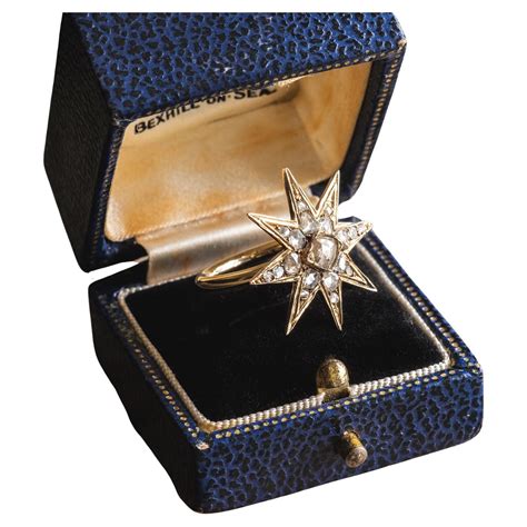 Diamond Star Ring - Georgian Conversion Piece (C.1813) - US 5.5 For