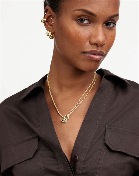 Gem Layered Necklace | Madewell