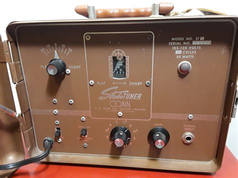 musical instrument tuners  conn strobotuner model st