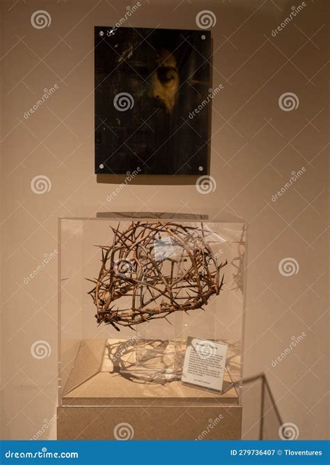 Crown or Helmet of Thorns on Display at the National Museum of Funeral