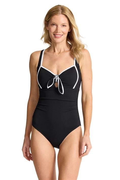 Island Cays Cabana Tie Front One Piece Swimsuit | Everything But Water