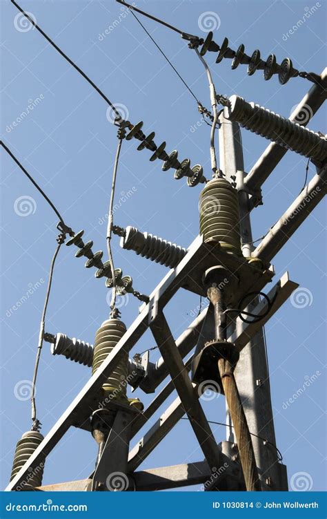 Electrical insulators stock photo. Image of transfer, circuit - 1030814