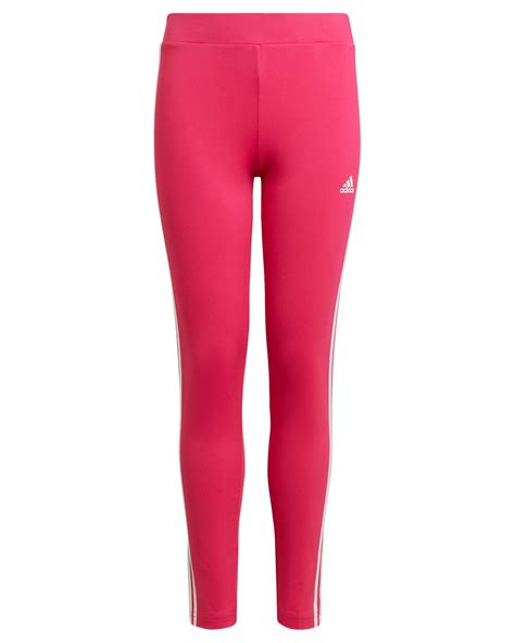 Adidas Mädchen 3 Streifen Leggings Tight pink-weiß 164 | 164 | HM4475