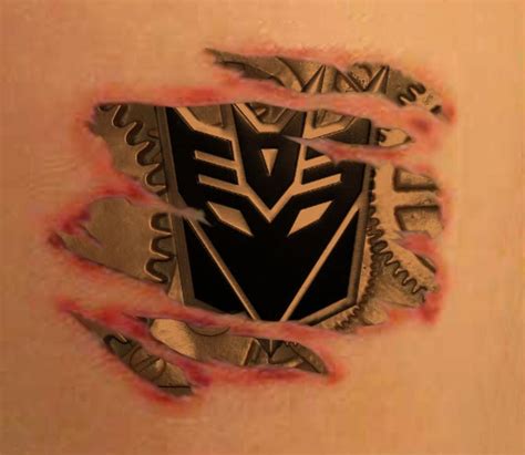 Created a concept design of my Decepticon tattoo in Photoshop. What do ...