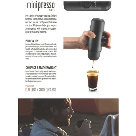 Amazon.com: MiniPresso GR Espresso Maker: K-Honest