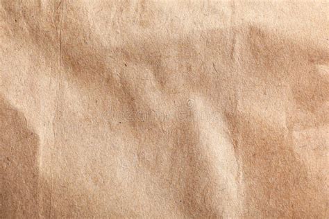 Brown Paper Bag Texture As Background Stock Image - Image of aged ...