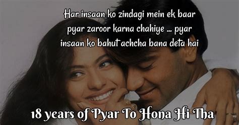 18 Years Of Pyaar To Hona Hi Tha: One of the most romantic and classic jodi of bollywood ...