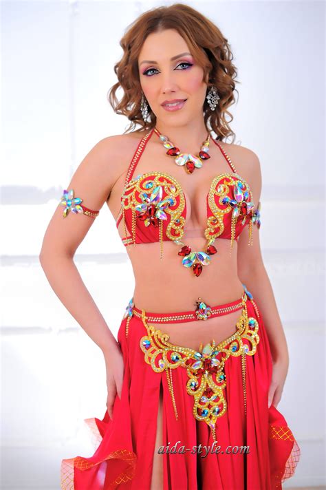 Red Belly Dancing Costumes