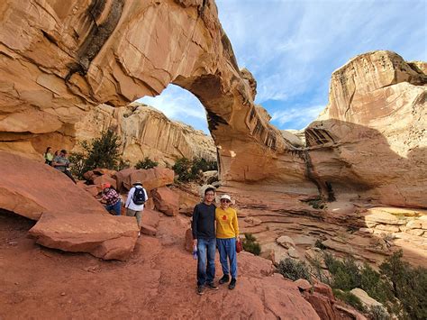 mighty  capitol reef hickman bridge