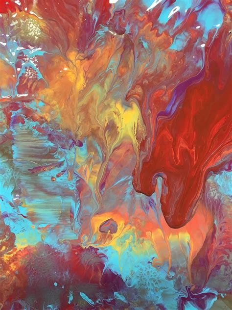 Volcanique | Acrylique/abstrait, une création de www.otoutco… | Flickr
