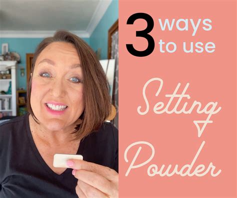 3 Ways to Use Setting Powder