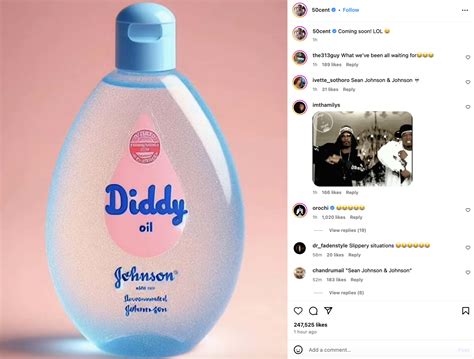 50 Cent Has A ‘Diddy Oil’ Coming Soon, Inspired By Diddy - dalmaportal