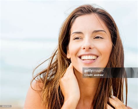 beautiful woman   beach high res stock photo getty images
